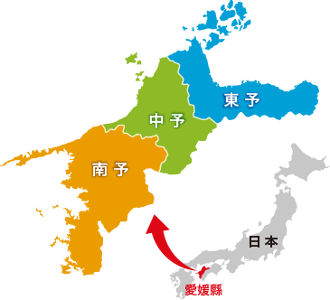 愛媛縣地圖